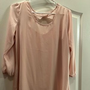 Blush pink too with lace back